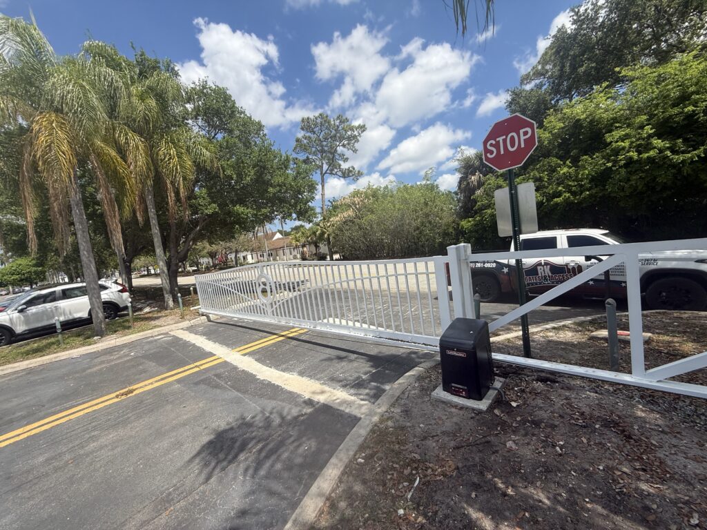 Card Reader Access Gates Installation